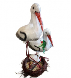 Фигурка садовая Аисты 3 шт.