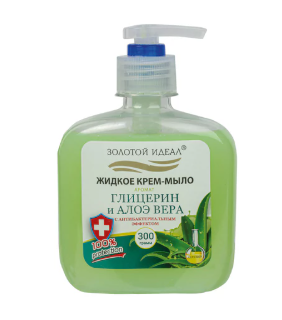 Мыло жидкое-крем 500мл ЗОЛОТОЙ ИДЕАЛ  с дозатором