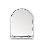 Зеркало фигурное с полкой Frap 60*45 см