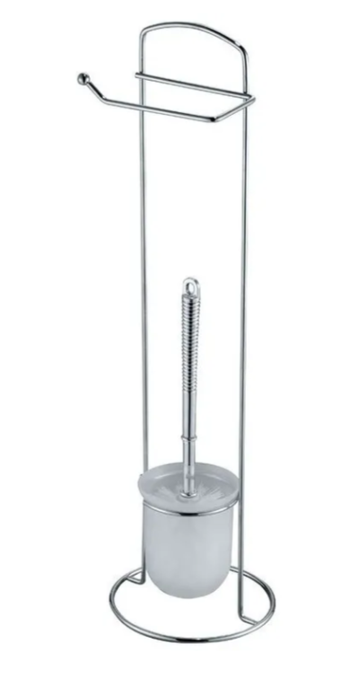 Держатель для туалетной бумаги с подставкой для ершика