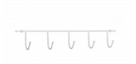 Крючок на планке Swensa 5 крючка белый