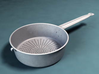 Дуршлаг-сотейник алюминиевый 7л 30см