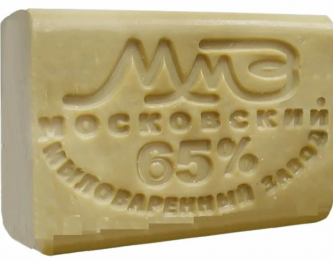 Мыло хозяйственное 65% 200гр без обертки/60