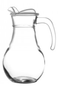 Кувшин стеклянный 1л  с крышкой Bistro