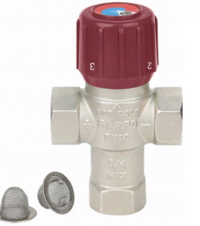 Термосмеситель 3-ход 1/2" (42-60 гр)