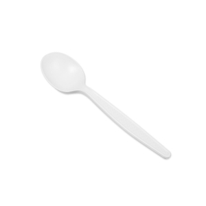 Ложка большая кукурузный крахмал 175мм белая