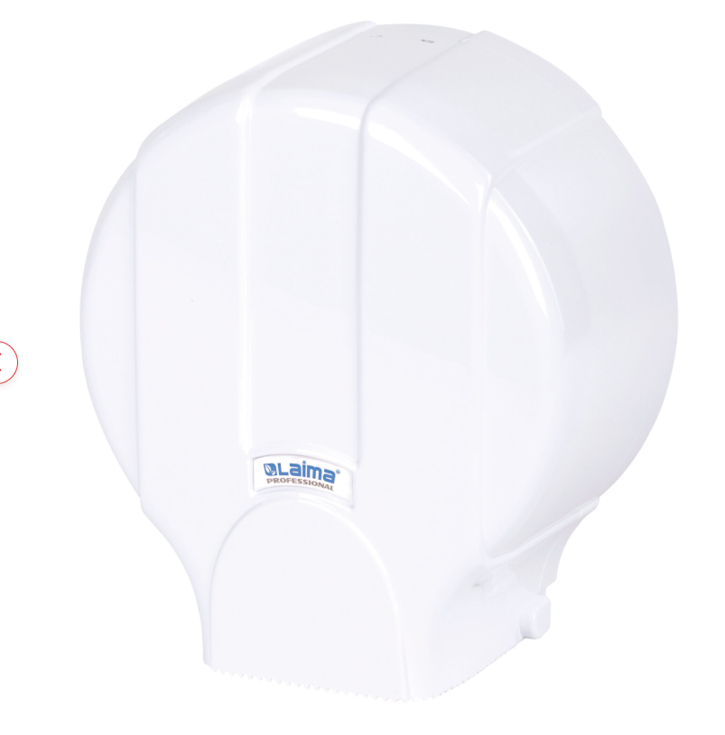 Диспенсер для туалетной бумаги LAIMA PROFESSIONAL LSA (Система T2) малый, белый ABS-пластик