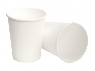 Стакан бумажный однослойный белый 250мл 1/50/75/1000/1500