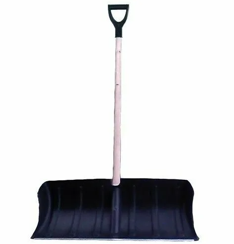 Лопата-движок 600-300мм. с ал.пл.,с алюм.чер. и V-ручкой