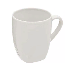 Кружка фарфоровая 210 мл белая