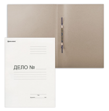 Папка скоросшиватель ДЕЛО А4  карт. плотность 400 г/м2, до 200 листов