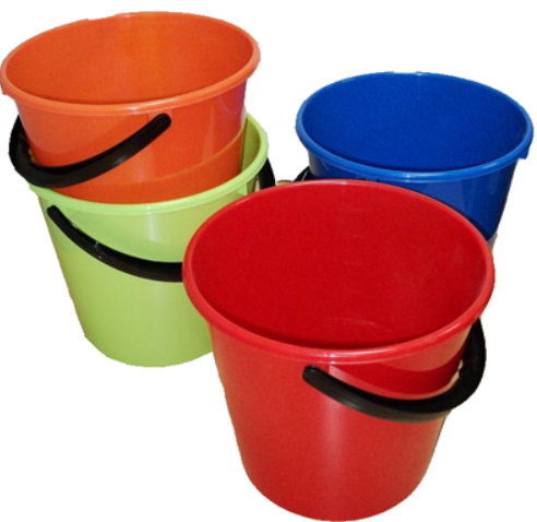 Ведро пластмассовое 10л без крышки мерное пищевое