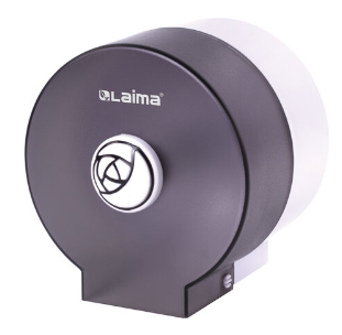 Диспенсер для бытовой туалетной бумаги LAIMA серый