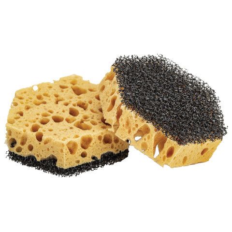 Губка для мытья посуды LAIMA 2 шт