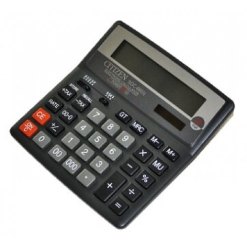 Калькулятор настольный CITIZEN SDC-554S 14 разрядный двойное питание