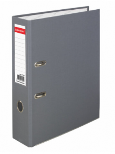 Папка-регистратор с покрытием из ПВХ, 80 мм, с уголком (удвоенный срок службы)