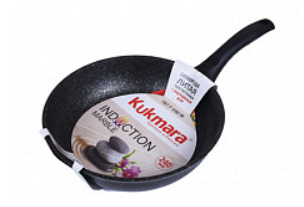 Сковорода а/пр литая 24см индукция ТМ KUKMARA