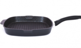 Сковорода-гриль а/пр литая квадратная 28х28см ТМ KUKMARA