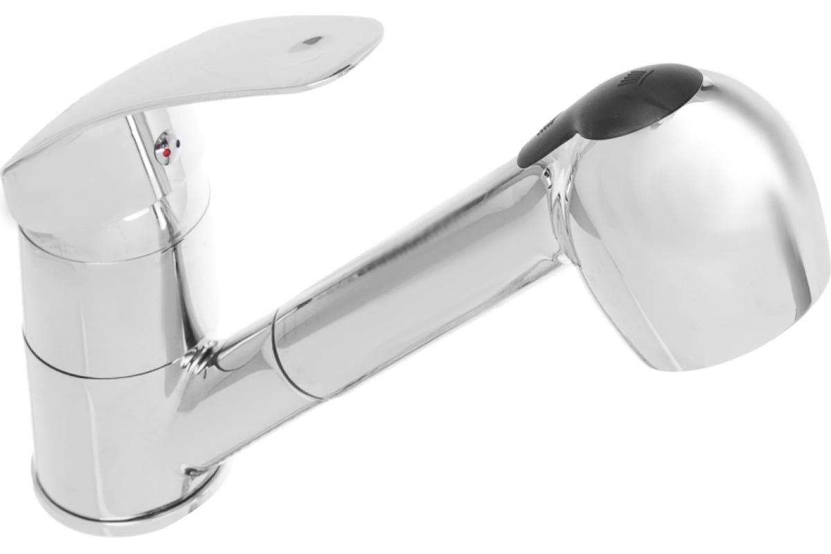 Смеситель для кухни с выдвижным изливом, картридж 40 мм., латунь 561-281