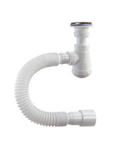 Сифон бутылочный ОРИО 1 1/4" х 32 "ЧИК - ум. бут" , с гиб трубой 32х40/50 дл.650