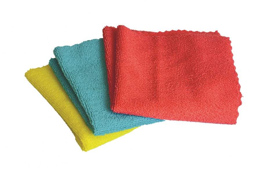 Салфетка микрофибра 30*30 Азур