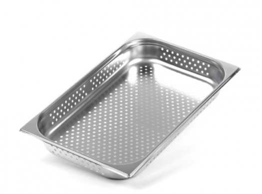 Гастроемкость из нержавеющей стали перфорированная  530х325х65 мм