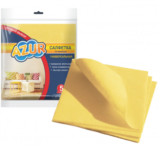 Салфетка вискозная универсальные 30*35  Азур 5шт