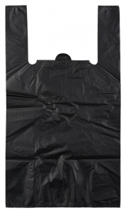 Пакет майка черная 36+16*66 1/100/2000