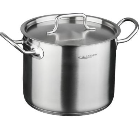 Кастрюля нержавеющая сталь 5,0л (d20см; h16см) [ОБЩЕПИТ-ШЕФ] металл.кр. ТРС