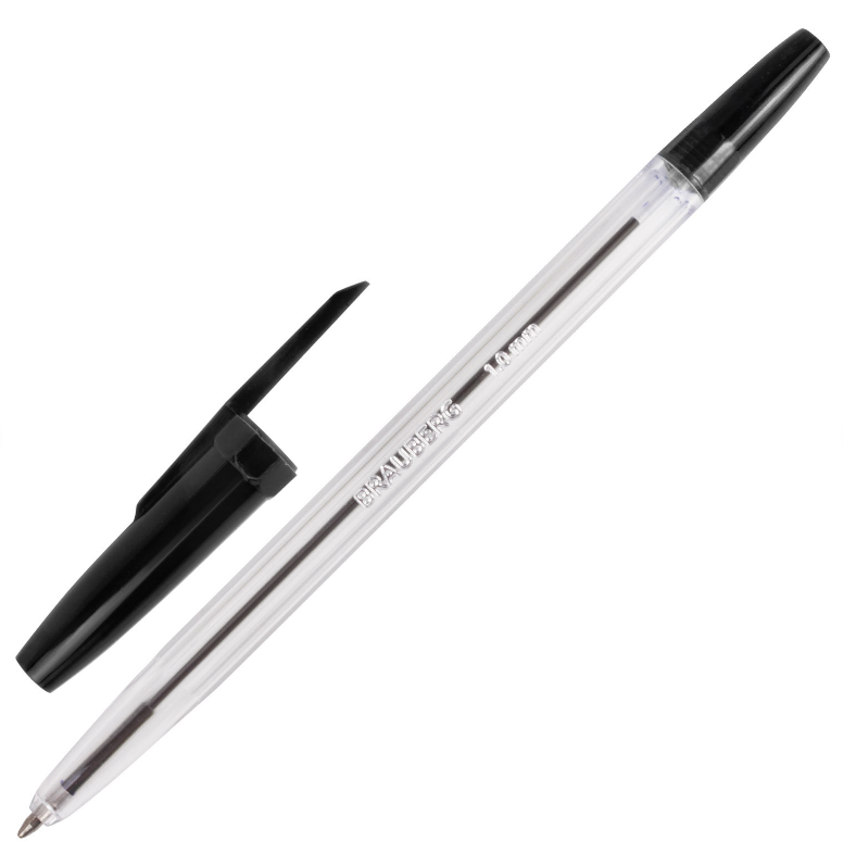 Ручка шариковая BRAUBERG Line черная