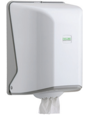 Диспенсер для бумажных полотенец  с центральной вытяжкой Vialli, белый