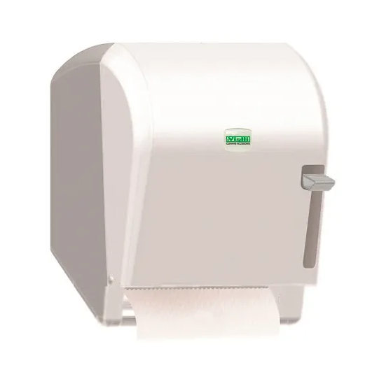 Диспенсер механический для рулонных полотенец Vialli Medicut белый