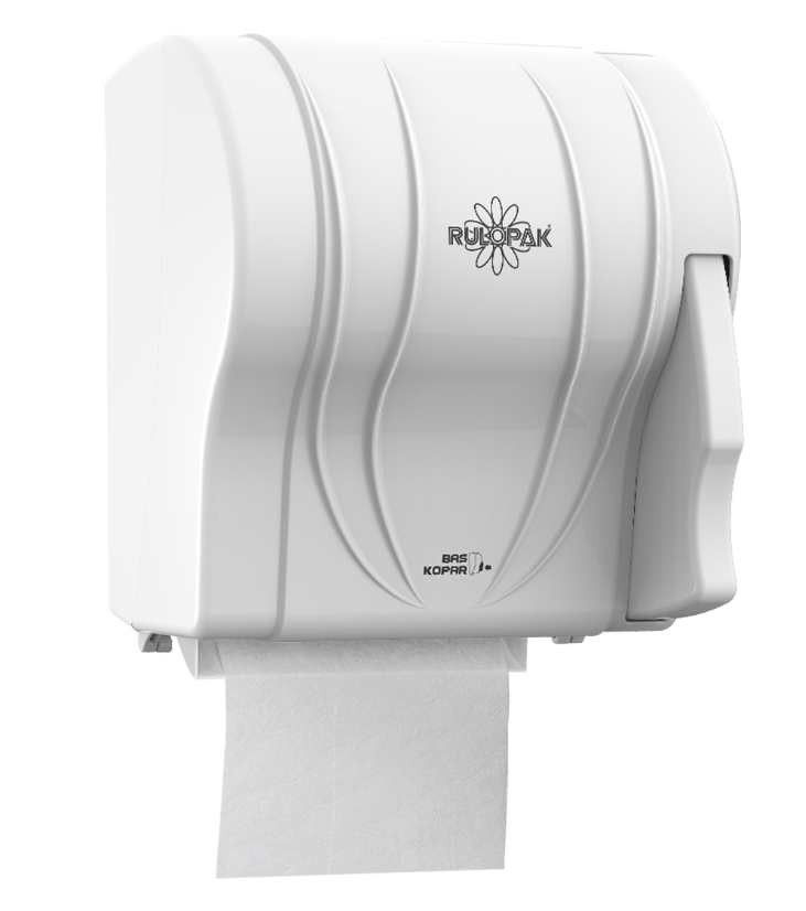 Диспенсер RULOPAK автоматический для бумажных полотенец в рулонах белый