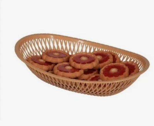 Сухарница овальная М288 пластик