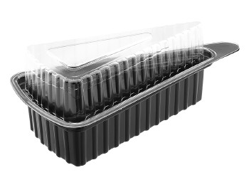 Контейнер д/кусочка торта 176х95,5х63,7 мм дно кор-черн 1/800