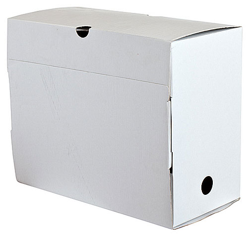 Лоток-коробка архивный 250*150*315 белый