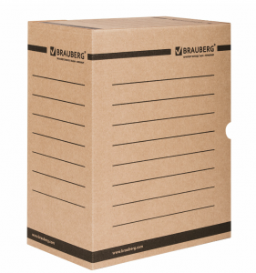 Короб архивный 260*325*150 мм А4 микрогофрокартон