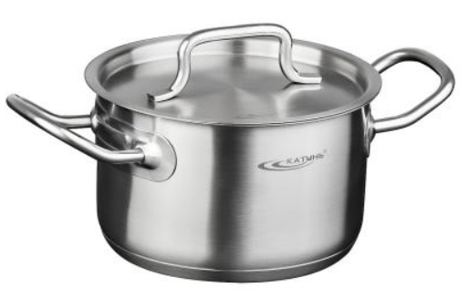 Кастрюля нержавеющая сталь 2,0л (d16см; h10см) [ОБЩЕПИТ-ШЕФ] металл.кр. ТРС