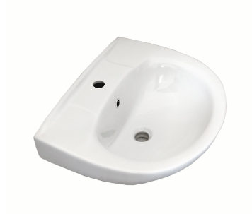 Умывальник АНТЕЙ с переливом с отверстием (кронштейны+крепление)