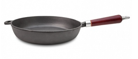 Сковорода чугунная  24см глубокая ТМ MYRON COOK