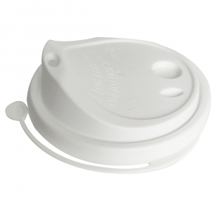 Крышка для бумажного стакана д80мм флип-топ белый 1/50/1000