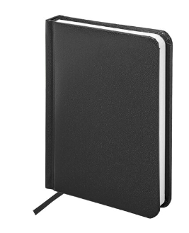 Ежедневник недатированный А6 BRAUBERG Select черный