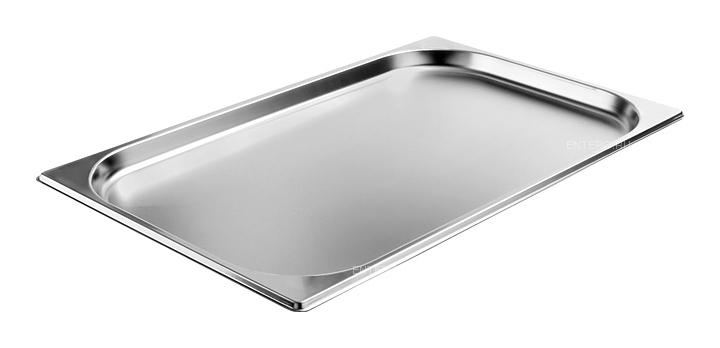 Гастроемкость из нержавеющей стали 530х325х20 мм без крышки Luxstahl