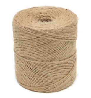 Шпагат джутовый упаковочный длина 500 м диаметр 1,5 мм 1200 текс