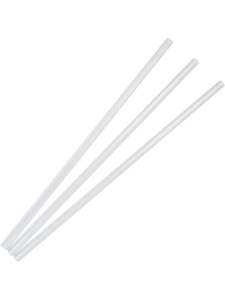 Трубочки для коктейля прямые прозрачные 1/250шт