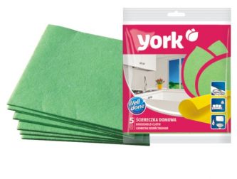 Салфетка вискозная универсальные 35*35см YORK  5шт