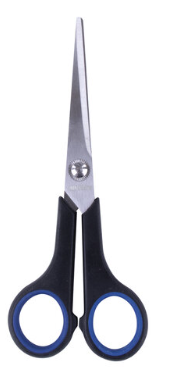 Ножницы BRAUBERG "Office", 165 мм, прорезиненные ручки