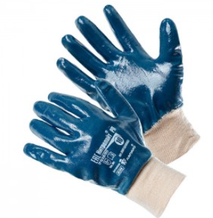 Перчатки с полным нитриловым покрытием