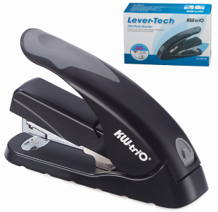 Степлер №24/6, 24/8, 26/6, 26/8 KW-trio "Soft-touch", до 40 листов, ЭНЕРГОСБЕРЕГАЮЩИЙ