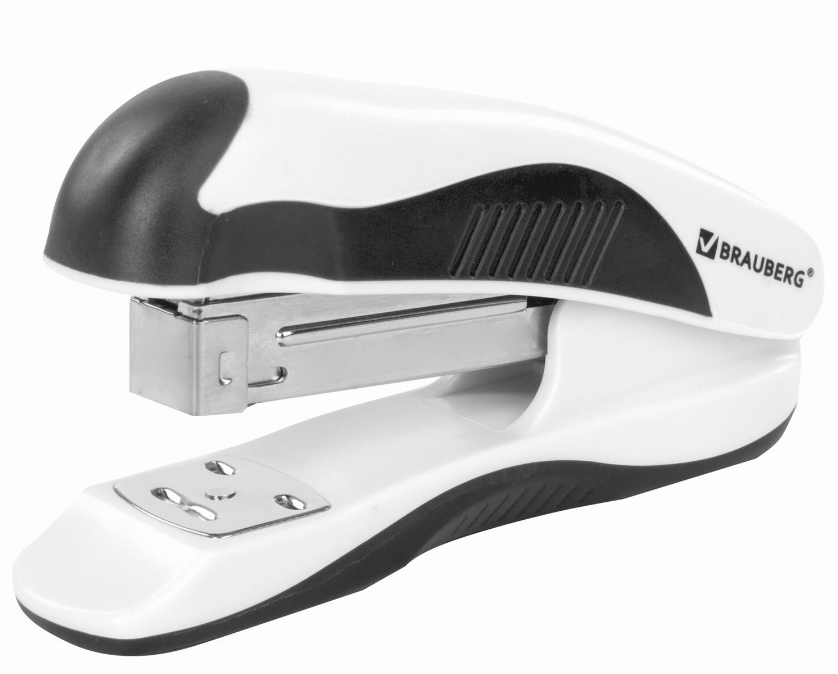 Степлер №24/6, 26/6 BRAUBERG "JET PRO", до 25 листов